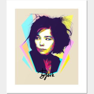 Bjork Wpap Pop Art Design Posters and Art